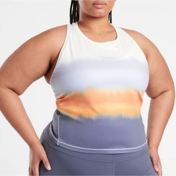 Athleta Tops - Athleta Shanti Printed Crop Tank - New with Tags